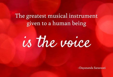 the human voice is the greatest musical instrument